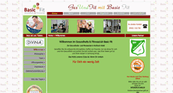 Desktop Screenshot of fit-in-wald.de